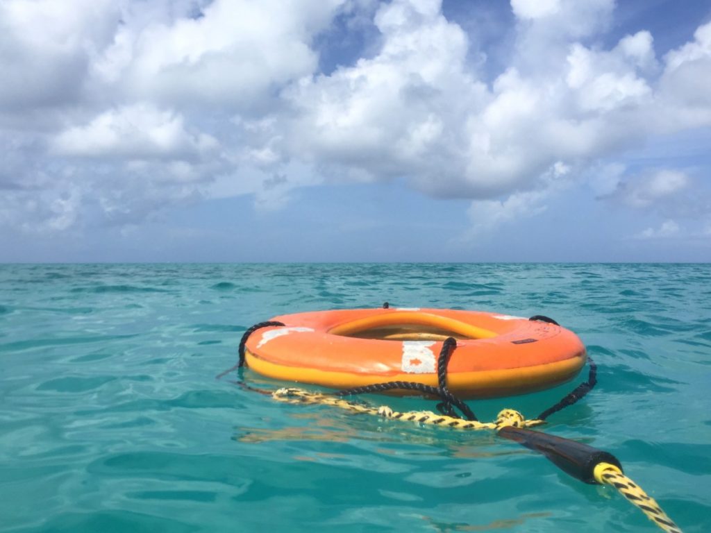 Boue en mer